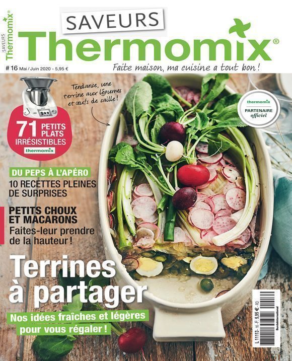 Couverture du magazine Saveurs Thermomix n°16