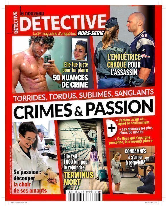 Couverture du magazine Crimes et Passion