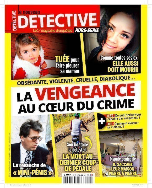 Couverture du magazine La vengeance au coeur du crime