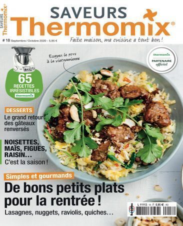 Couverture du magazine Saveurs Thermomix n°18