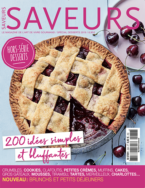 Couverture du magazine Saveurs HS n°36 spécial desserts 2019