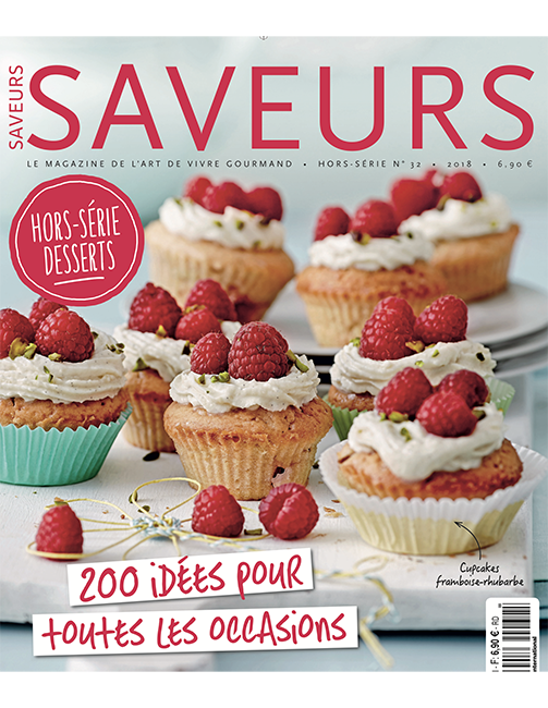Couverture du magazine Saveurs HS n°32 - spécial desserts 2018