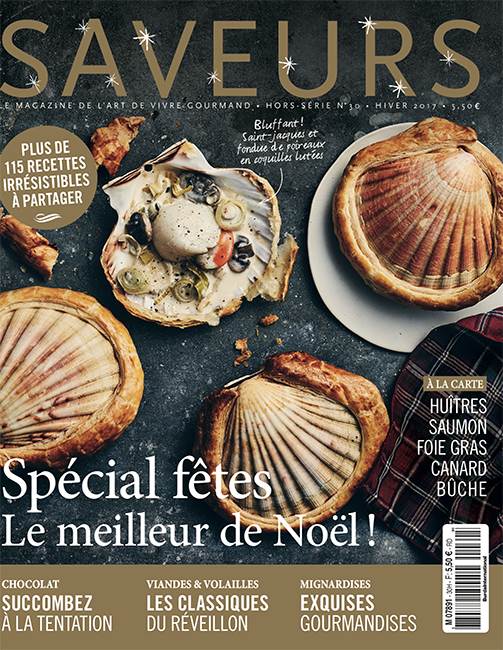 Couverture du magazine Saveurs HS n°30 - spécial fêtes 2017