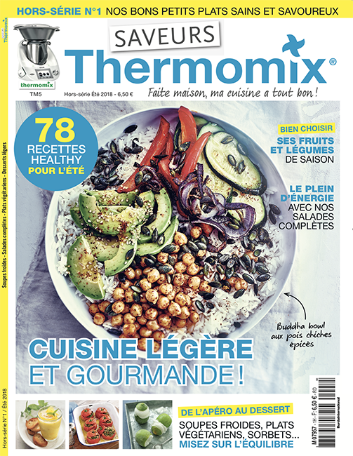 Couverture du magazine Saveurs Thermomix HS n°1 - Été 2018