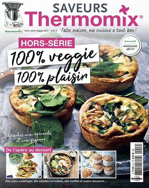 Couverture du magazine Saveurs Thermomix HS n°8 - 100% veggie