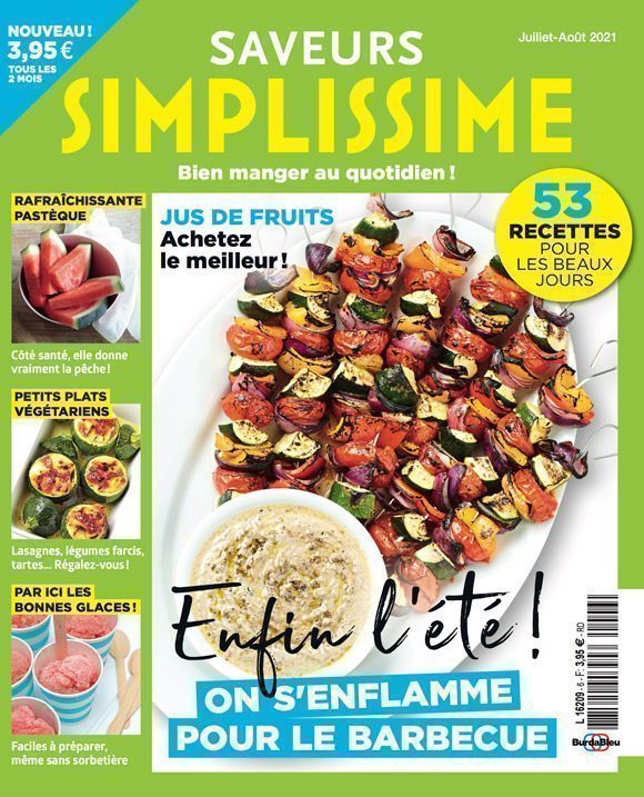 Couverture du magazine Saveurs Simplissime n°6