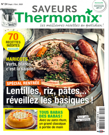 Couverture du magazine Saveurs Thermomix n°24