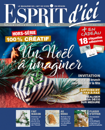 Couverture du magazine Esprit d'ici HS Spécial Noël 2021