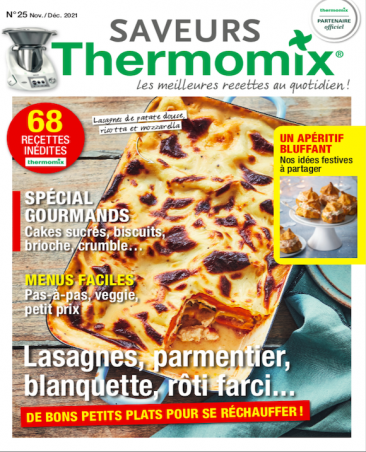 Couverture du magazine Saveurs Thermomix n°25