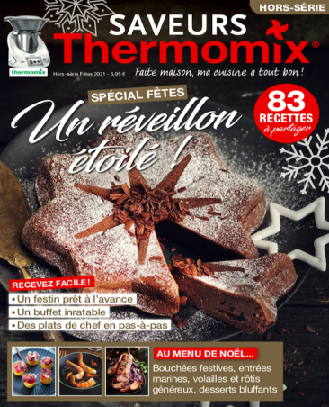 Couverture du magazine Saveurs Thermomix HS n°9 - spécial fêtes 2021
