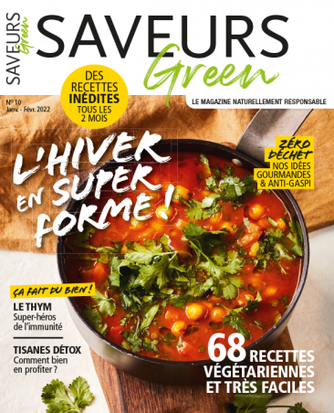 Couverture du magazine Saveurs Green n°10