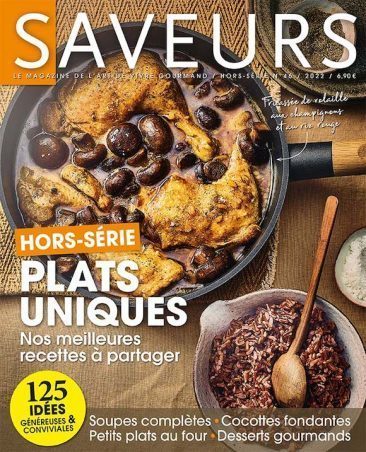Couverture du magazine Saveurs HS Plats Uniques 2022