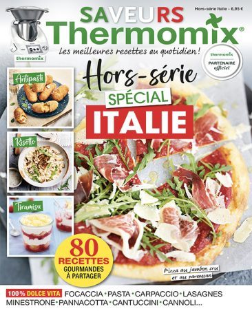 Couverture du magazine Saveurs Thermomix HS n°11 - Spécial Italie 2022