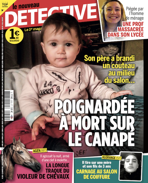 Couverture du magazine Le Nouveau Détective n°2053