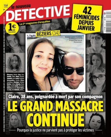 Couverture du magazine Le Nouveau Détective n°2072