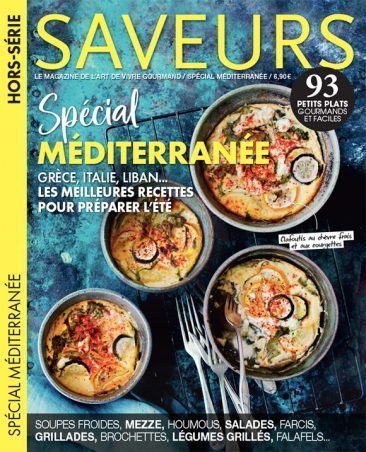 Couverture du magazine Saveurs HS Spécial Méditerranée 2022