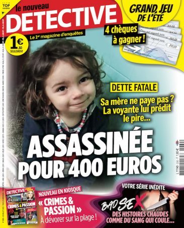 Couverture du magazine Le Nouveau Détective n°2080