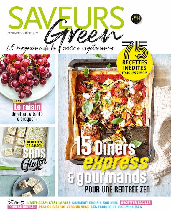 Couverture du magazine Saveurs Green n°14