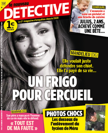 Couverture du magazine Le Nouveau Détective n°2090
