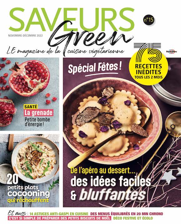 Couverture du magazine Saveurs Green n°15