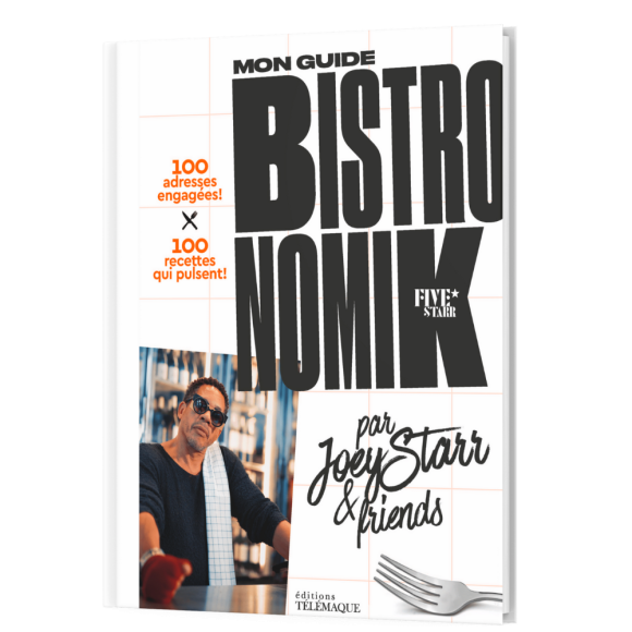 Couverture du magazine Mon guide Bistronomik par JoeyStarr