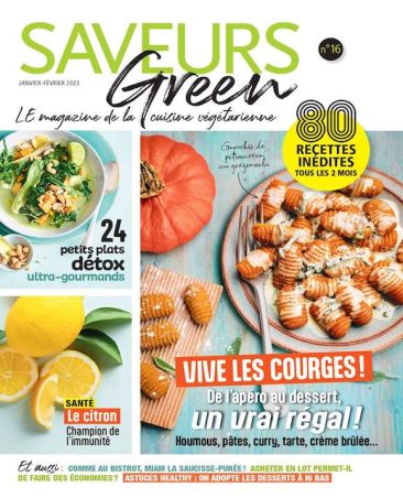 Couverture du magazine Saveurs Green n°16