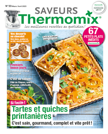 Couverture du magazine Saveurs Thermomix n°33