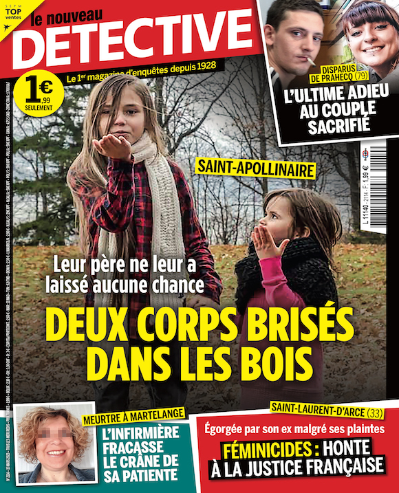 Couverture du magazine Le Nouveau Détective n°2114