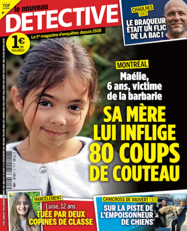 Couverture du magazine Le Nouveau Détective n°2115