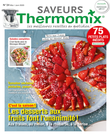 Couverture du magazine Saveurs Thermomix n°34