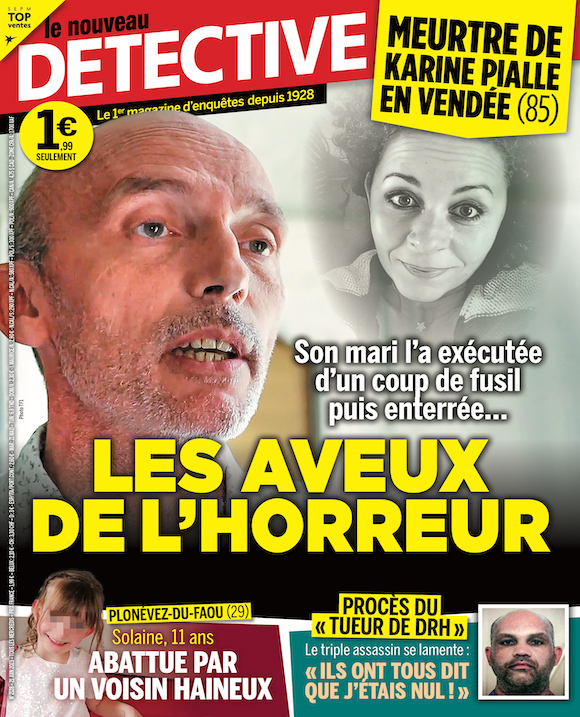 Couverture du magazine Le Nouveau Détective n°2128