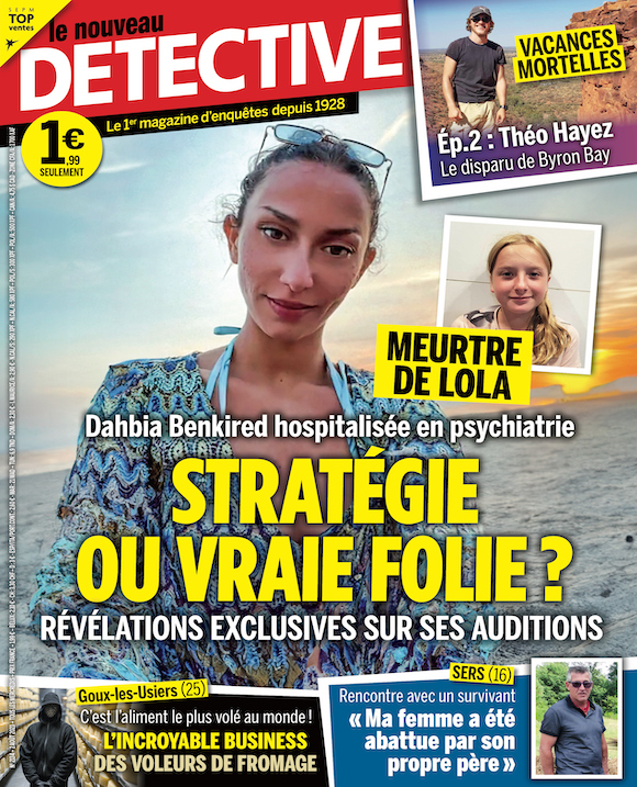Couverture du magazine Le Nouveau Détective n°2134