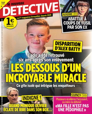 Couverture du magazine Le Nouveau Détective n°2154